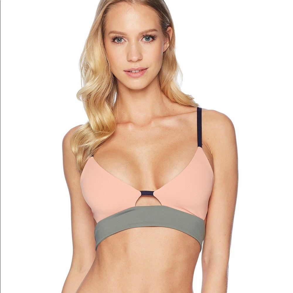 Tavik swimwear Juliet Colorblock Bikini Top